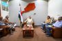 الحامد يلتقي الأمين العام للحزب الاشتراكي بالقاهرة ويسلمه شهادة تقديرية 