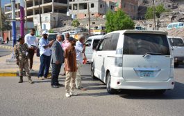تدشين عملية تحسين خطوط السير ونظام فرزات النقل في صيرة عدن