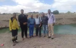اللجنة المكلفة من محافظ لحج تباشر عملها بشأن بحيرة الحسيني 