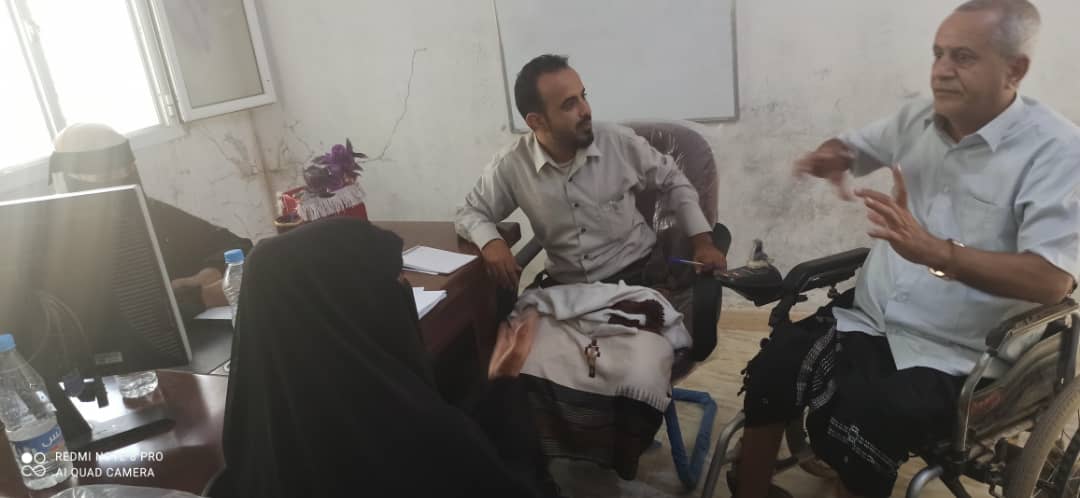 جمعية باتيس للمعاقين تستقبل وفد من شركة مور يمن