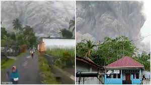 ١٣ قتيل وعشرات المصابين في ثوران بركان بإندونيسيا