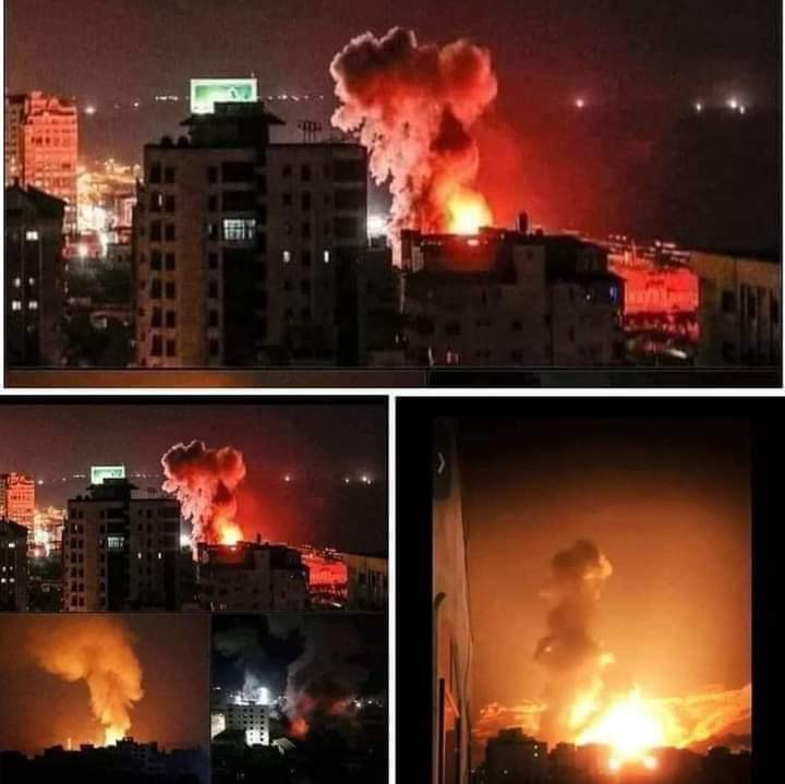 ليلة قاسية على صنعاء بهجوم عنيف للتحالف واندلاع حرائق
