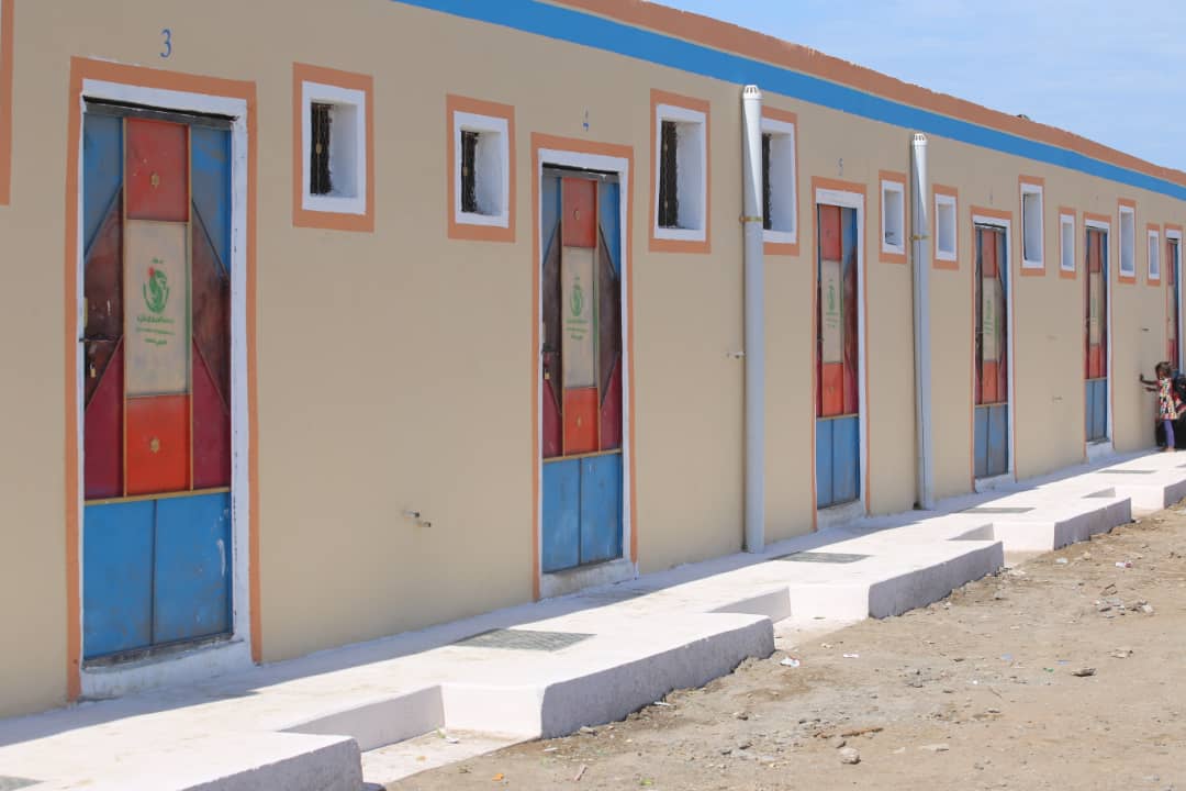 افتتاح مشروع بيوت مؤسسة إسعاد لنازحي تهامة مديرية الخوخة