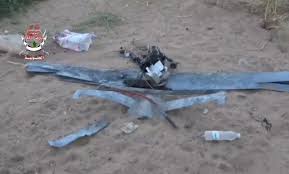 من جديد : دفاعات الوية العمالقة الجنوبية تسقط طائرة حوثية في حريب