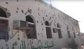 شاهد بالفيديو : استهدف مسجد في منطقة عسيلان