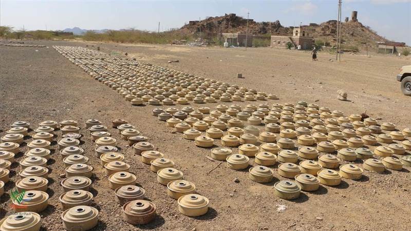 خبير بريطاني :  ألغام وعبوات مليشيات الحوثي تستهدف المدنيين