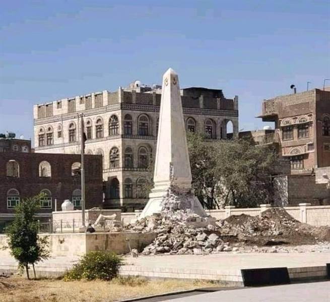 الخارجية التركية تدين بشدة الاعتداء على  هدم النصب التذكاري التركي بصنعاء