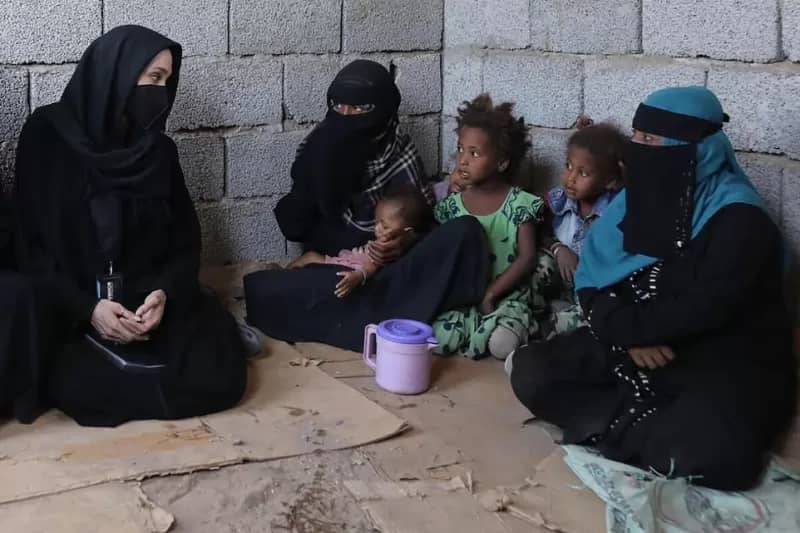 أنجلينا جولي: وضع اليمن 