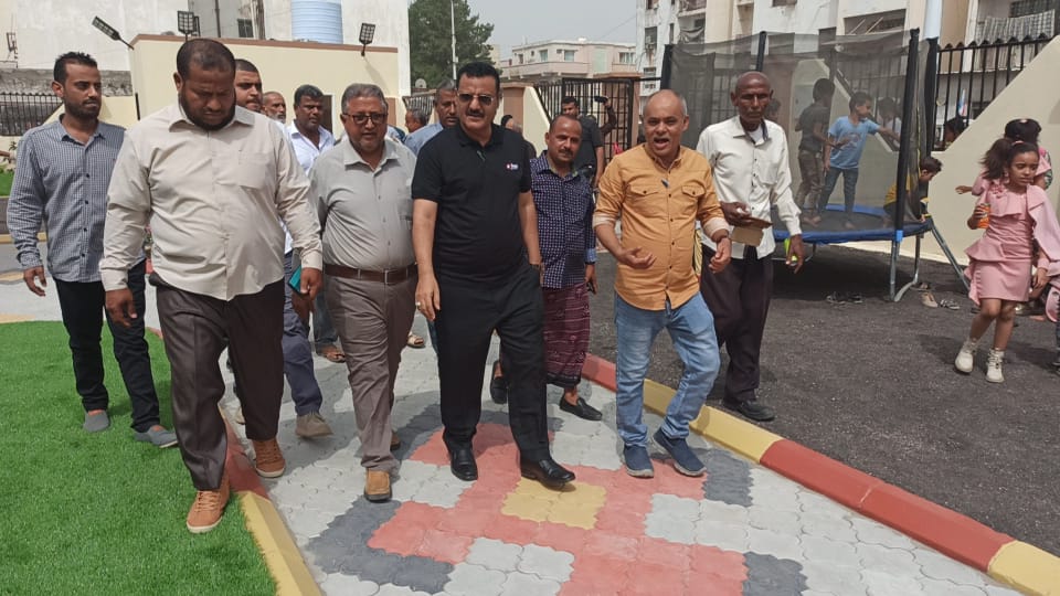 عدن : افتتاح مشروع إنشاء حديقة 