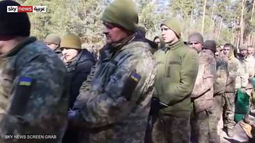 روسيا تنشر فيديو استسلام جنود أوكرانيين قرب كييف