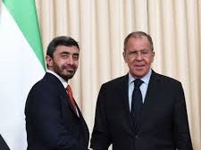 وزير الخارجية الروسي في مؤتمر صحفي مع نظيره الاماراتي يعلق على الأزمة اليمنية