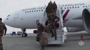 شاهد وصول القوات الفرنسية إلى رومانيا