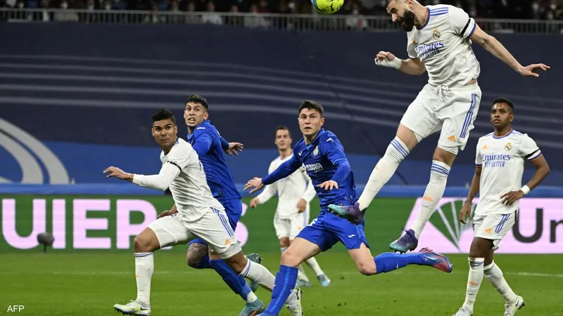 ريال مدريد يجتاز خيتافي ويقطع خطوة جديدة نحو اللقب