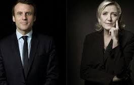 انتخابات فرنسا صعود ماكرون ومارين لوبان للجولة الاولى ..واستطلاعات ترجح فوز ماكرون بالجولة الثانية