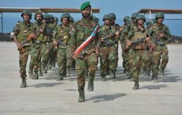 الحزام الأمني يستعرض قواته في العاصمة عدن