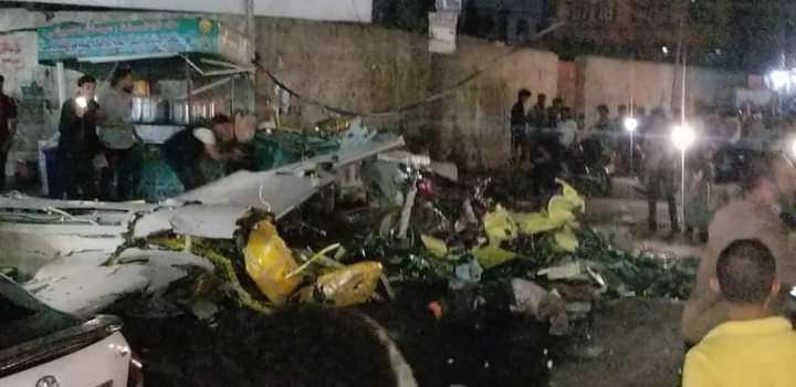 المسوري :  الطائرة التي سقطت في صنعاء تابعه لمليشيات الحوثي