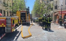 انفجار مبنى في مدريد يخلف عدد من المصابين