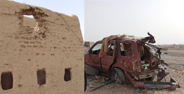 جماعة الحوثي تقصف بطائرتين مسيرتين منزلا في مأرب