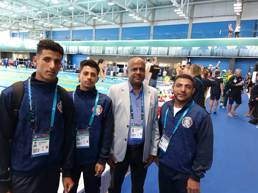 اليمن تشارك في بطولة العالم والكونجرس الاستثنائي للاتحاد الدولي للسباحة في المجر