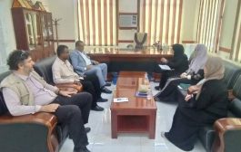 المحامي العام الأول يلتقي أعضاء اللجنة الدولية للصليب الأحمر في عدن 