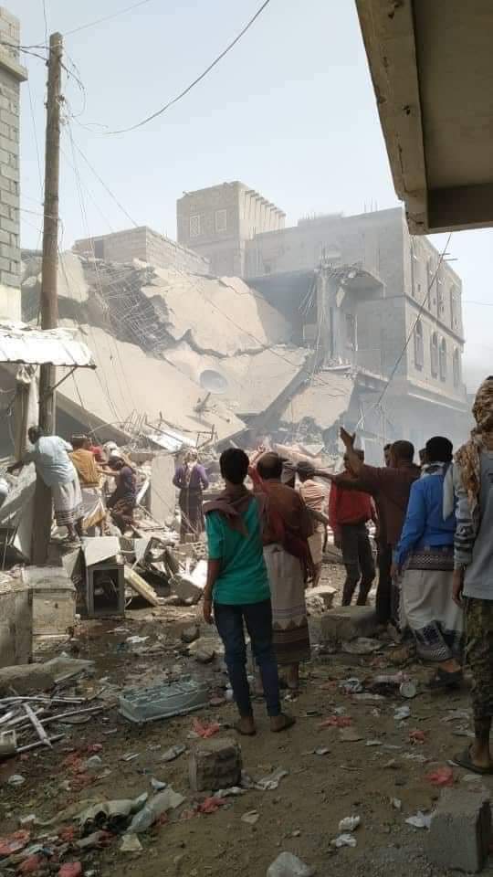 اخر مستجدات انفجار سوق لودر : ضحايا ومصابين وسقوط عمارة 