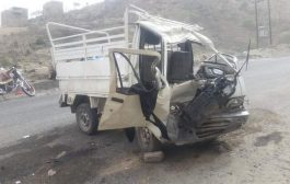 مصرع ثلاثة أشخاص وإصابة أكثر من 10 آخرين في حادث مروع بمحافظة لحج