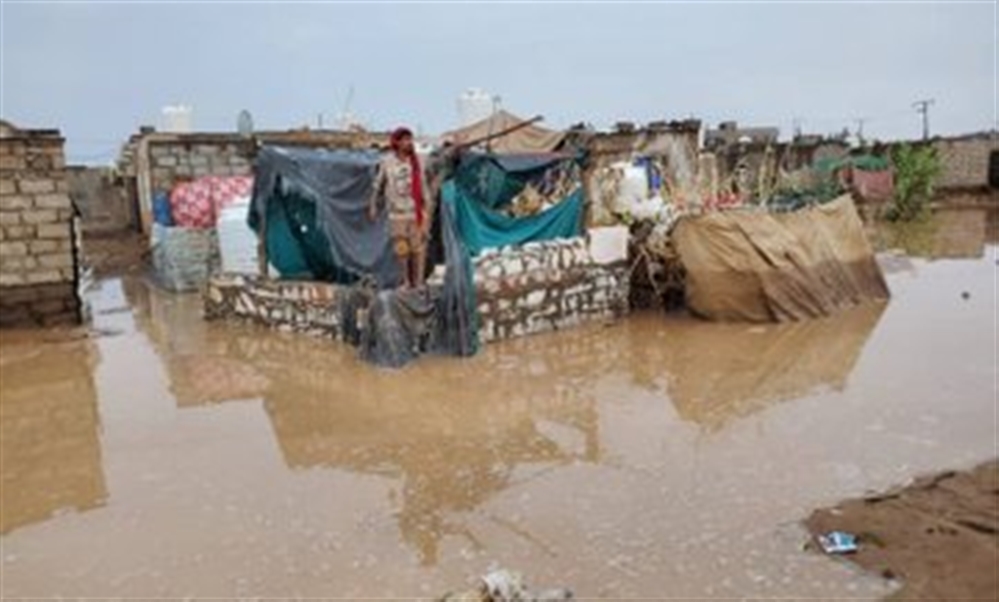 تقرير : تضرر أكثر من 13 ألف أسرة نازحة جراء السيول في مارب