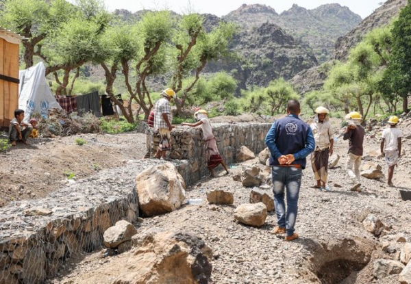الهجرة الدولية: الأمطار الغزيرة في اليمن تشكل خطرا على مواقع النزوح