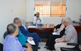 لقاء في عدن يناقش مشروع انشاء خزان خرساني