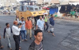 الزيدي والطب يتفقدون سير العمل في مشروع اعادة تاهيل وسفلتة الشارع العام بقعطبة