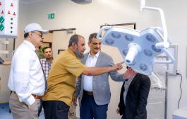 وزير الدولة يطلع على سير العمل في 2 من مشافي عدن 