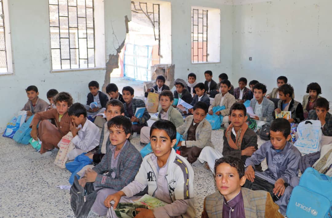 اليمن.. 6 ملايين طفل يستفيدون من خدمات التعليم