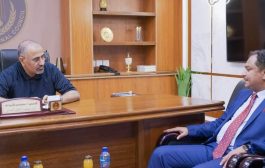 الزُبيدي يستقبل رئيس المكتب السياسي لمجلس الحراك الثوري فادي حسن باعوم