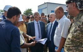 وزير المياه ومحافظ لحج يدشنان مشاريع في المياه المرحلة الثانية