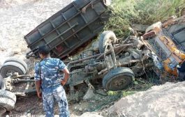 مواطن يلقى مصرعه في حادث مروع بخط حضرموت