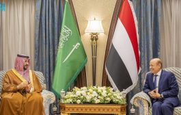 وزير الدفاع السعودي والعليمي يبحثان تطورات الأوضاع باليمن
