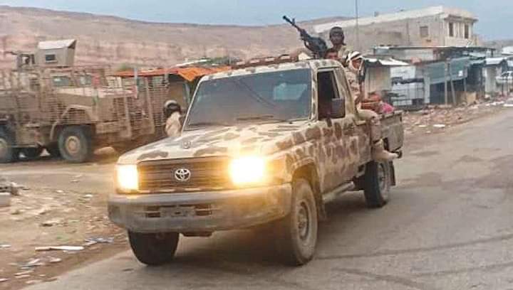شهداء وجرحى في تفجير ارهابي استهدف قوات الحزام الأمني في وادي عومران