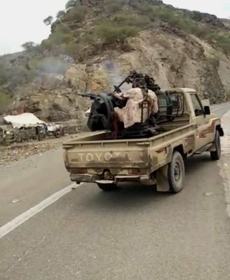 احباط هجوم لمليشيا الحوثي في جبهة ثره 