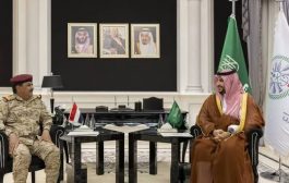 الأمير خالد بن سلمان يلتقي الفريق الركن محسن الداعري