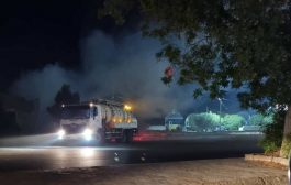  الدفاع المدني يخمد حريق شب في ساحل أبين 