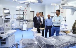 الشعيبي يطلع على الاستعدادات النهائية لإعادة افتتاح مستشفى عدن العام