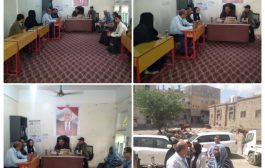 لقاء في قعطبة للاطلاع على الانتهاكات الجسيمة لمليشيات الحوثي بحق المدنيين بالمديرية