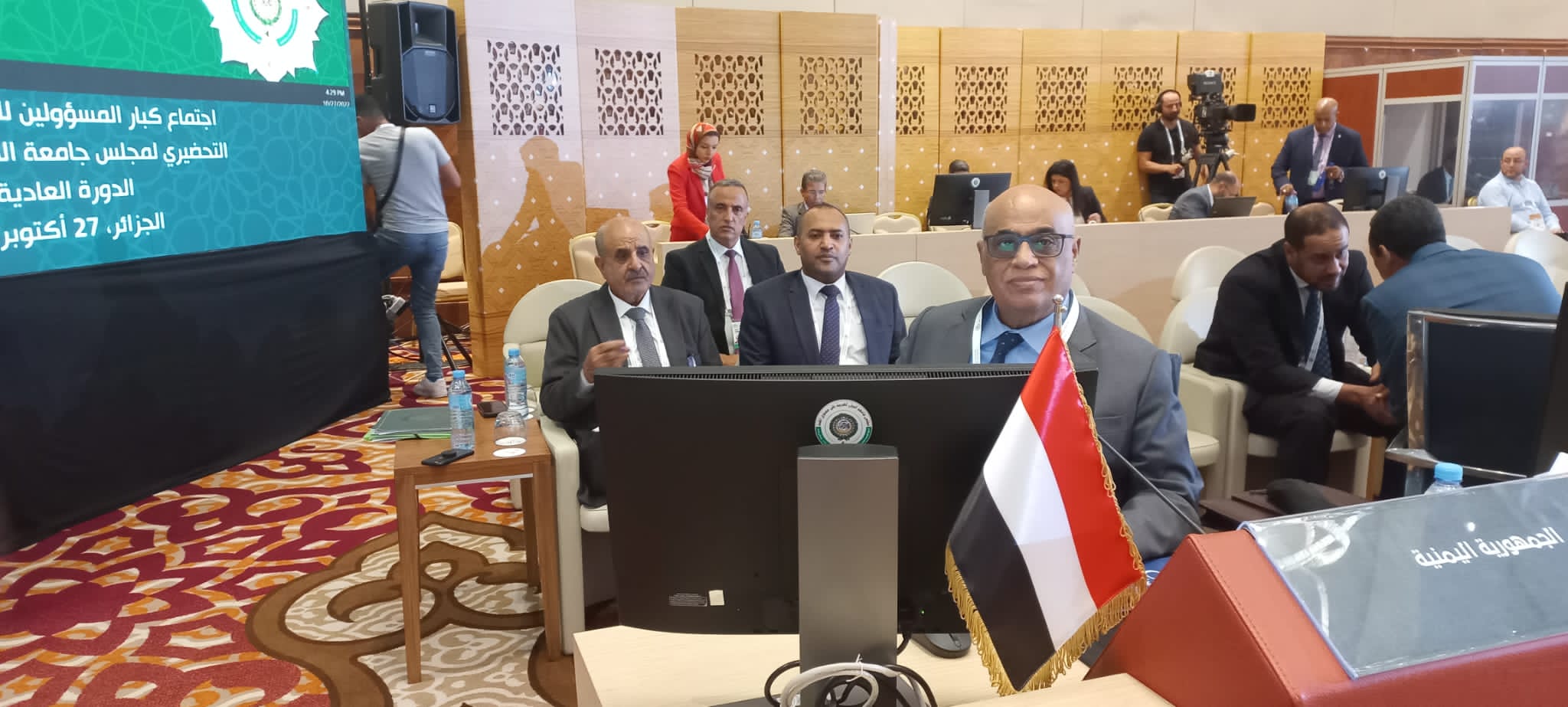 اليمن تشارك في اجتماعات مجلس الجامعة على مستوى المندوبين في الجزائر