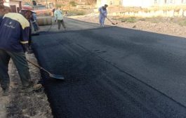 سلطنة عمان تمول مشروع سفلتة عدد من الشوارع بمديرية حوف