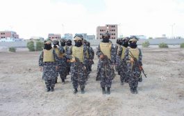 في عدن .. تخرج الدفعة الأولى من الشرطة النسائية بقوات حرس المنشآت الحكومية