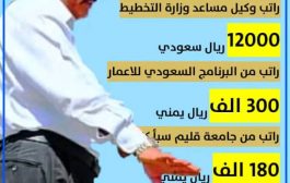 مدير مكتب سلطان العرادة يتقاضى شهرياً اكثر من 21 مليون ريال يمني