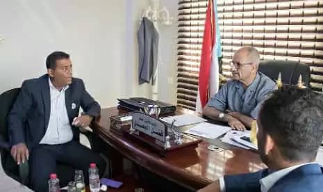 الجعدي يلتقي نائب رئيس المكتب السياسي للمجلس الأعلى للحراك الثوري
