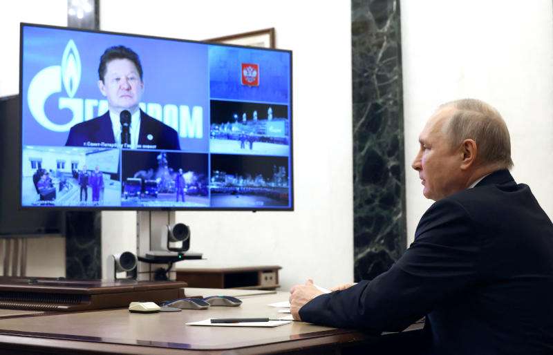 بوتين يدشن حقلا كبيرا للغاز في سيبيريا لإمداد الصين