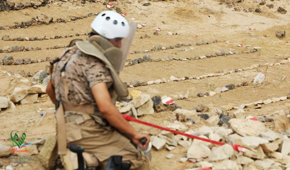 مسام يفكك 1028 لغما وعبوة ناسفة في أسبوع