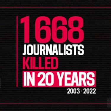 مراسلون بلا حدود» : مقتل 1668 صحفياً في العالم خلال 20 عام